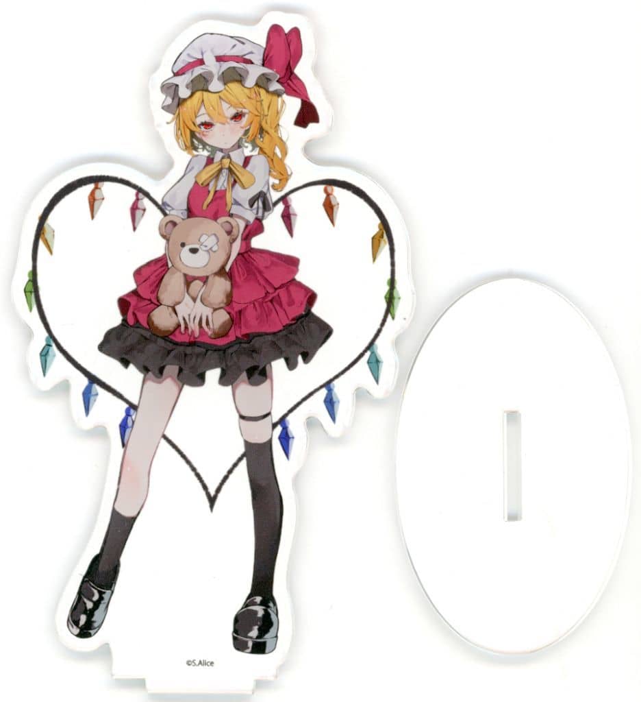 Flandre Scarlet Acrylic Stand Yamikawaii Ver. Original Illustration Touhou Project x BOOK OFF Vol.2 A3