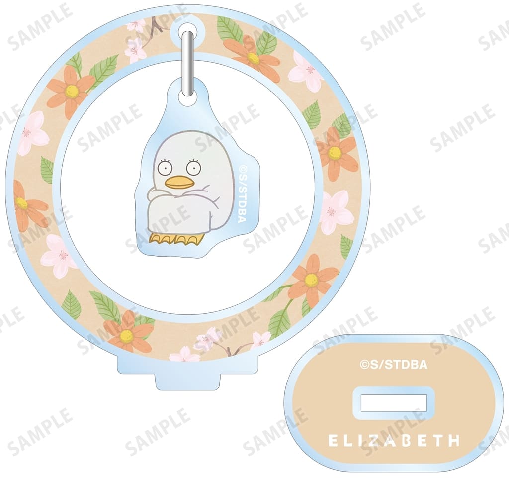 Elizabeth Acrylic Stand (Botania Wavering Trading) - Gintama - ARMA BIANCA Approx. 70 x 66 mm Acrylic, 3mm Thick