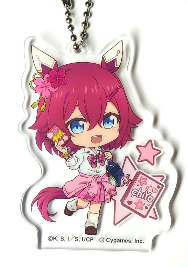 Sakura Chiyono O Acrylic Keychain - Umamusume: Cinderella Gray Entame Kuji Prize (Approx. 58×72mm)