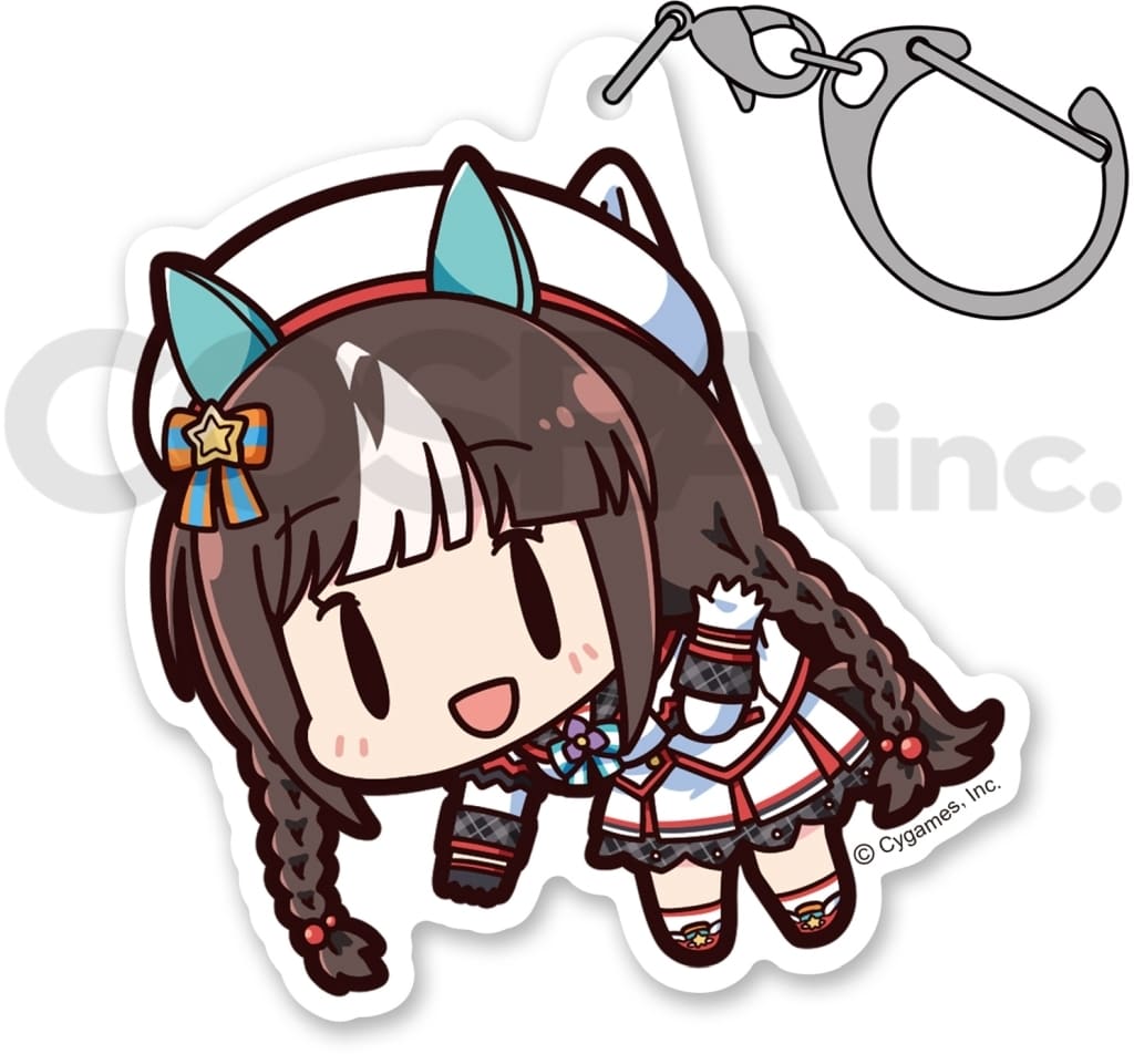 Hokko Tarumae Acrylic "Tsumamare" Charm Keychain - Umamusume Pretty Derby (Approx. 60mm, Cospa, Pre-owned)