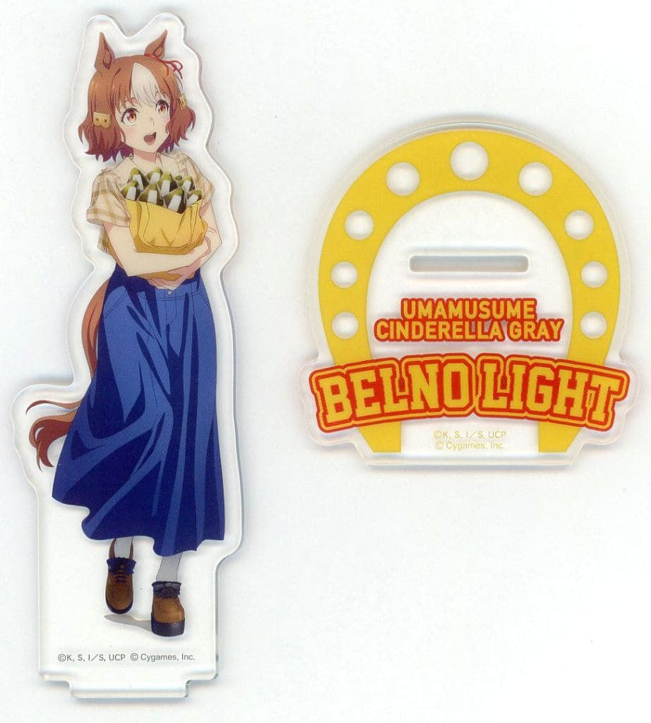 Berunoraito Acrylic Stand - Umamusume: Cinderella Gray × Lawson Collaboration (Approx 6.5×12.5 cm, Pre-owned)