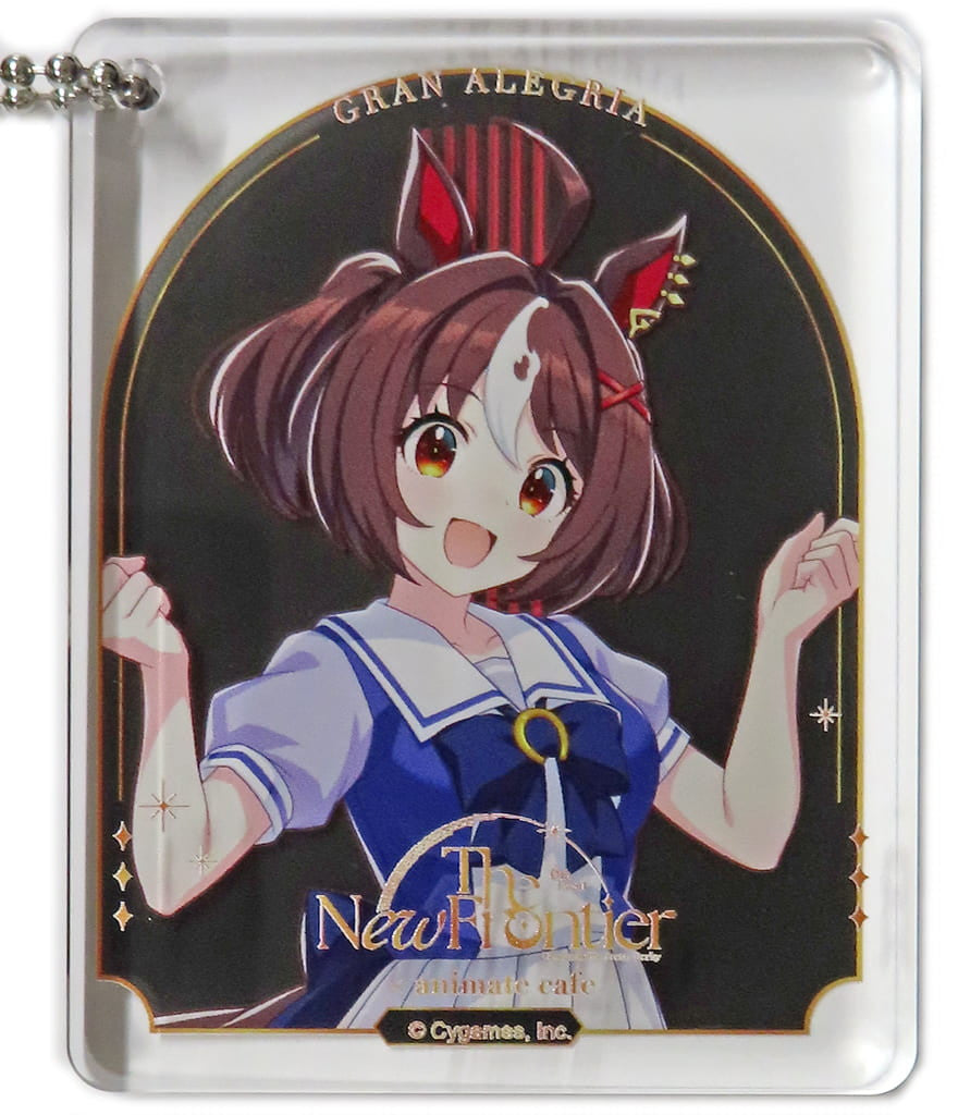 Gran Alegria Trading Acrylic Plate Keychain (CoLotta D Group) - Umamusume: Pretty Derby 6th EVENT The New Frontier × animate cafe (Animate, Pre-owned)