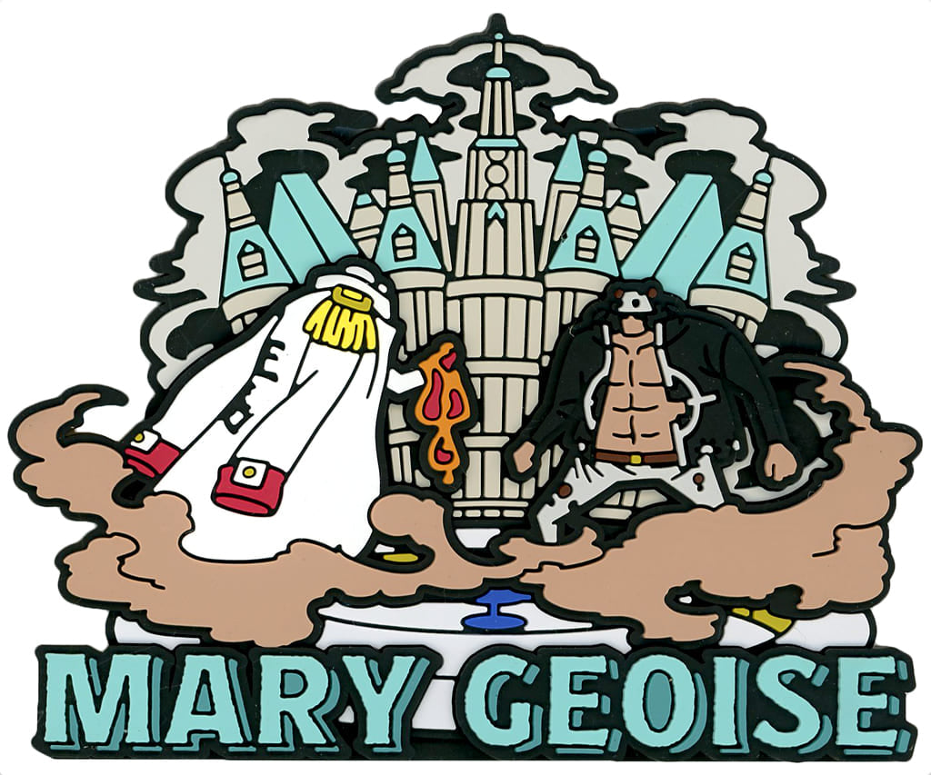 Mary Geoise Rubber Magnet F-6 Prize from Ichiban Kuji ONE PIECE The Throne of Power by BANDAI SPIRITS, 8 cm