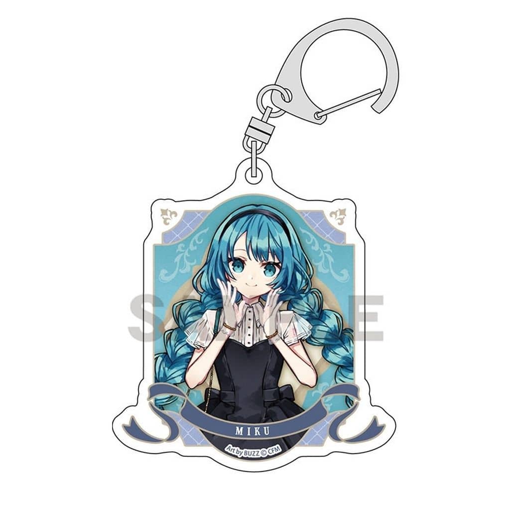 Hatsune Miku (One Piece) Acrylic Keyholder - Retro☆Kobe 2025 - Crux Brand - Approx. 65 x 45 x 3 mm (Pre-owned)