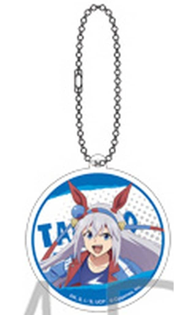 Tamamo Cross Aurora Acrylic Keyholder Collection - Movic Aurora Acrylic Keychain - Umamusume: Cinderella Gray - 5.5cm (Used)