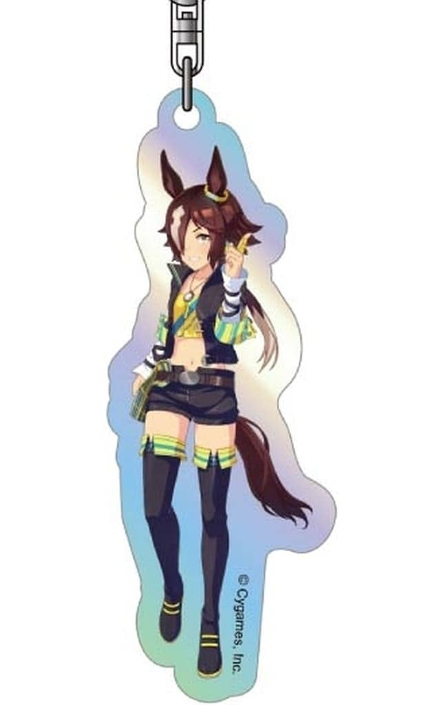 Vodka Aurora Acrylic Keychain - Umamusume: Pretty Derby B BOX (Hase-Pro × Bandai, Approx. 80×30×3mm, Pre-owned)