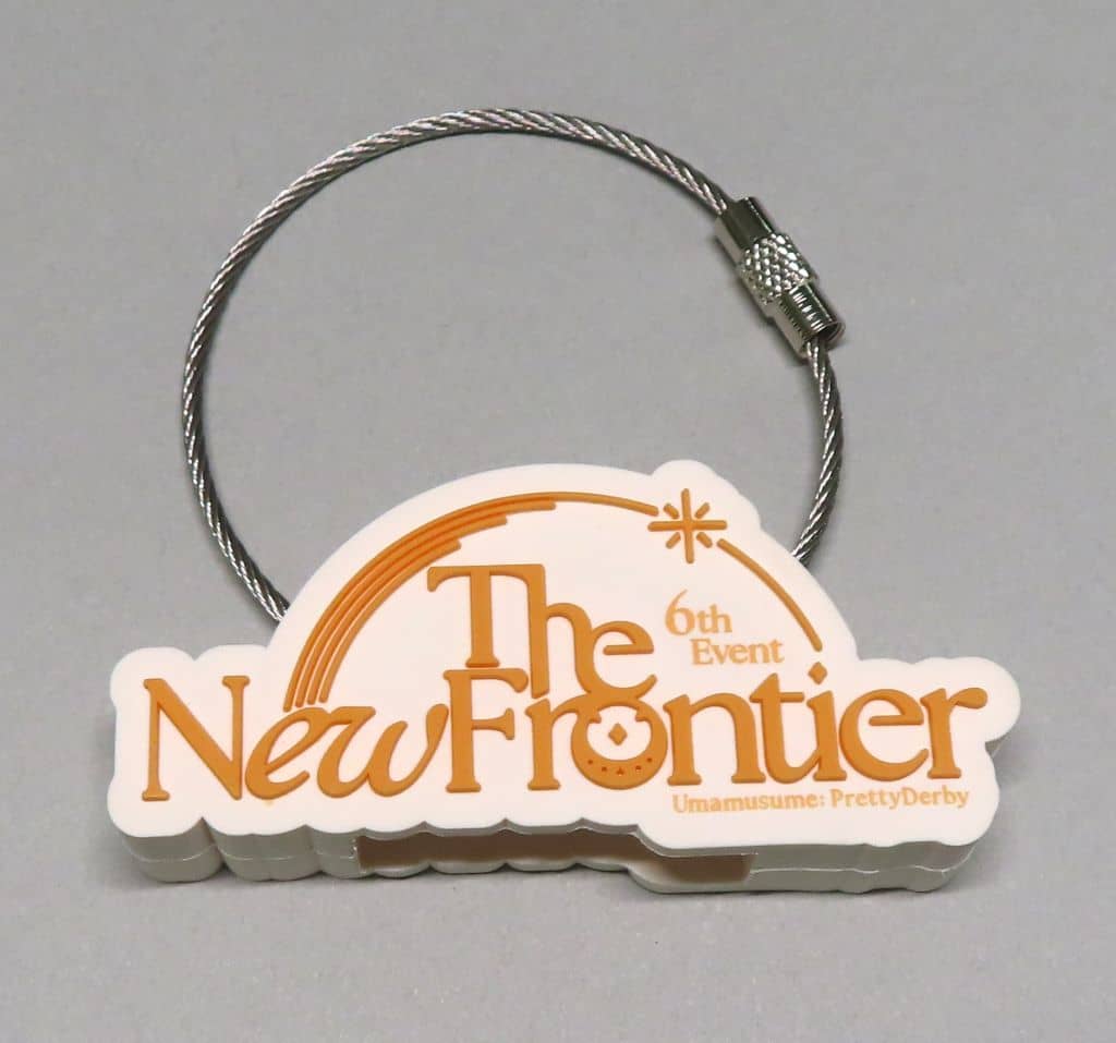 Logo Official Silicone Band Holder (6th EVENT The New Frontier — Autumn Performance Ver.) — Umamusume Pretty Derby — Cygames — W60×H28mm (Used)
