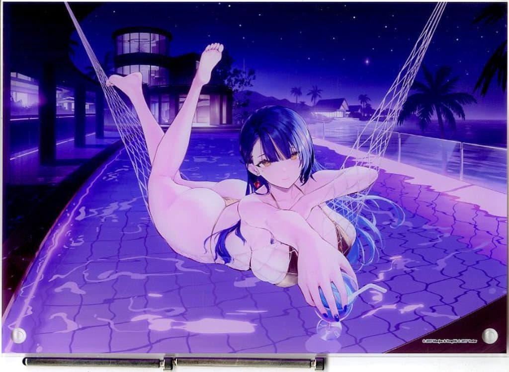 Azur Lane Summer Fair 2025 Acrylic Panel - A4 Size, Pre-owned