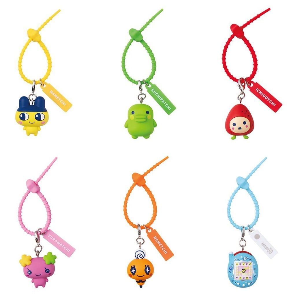 Tamagotchi Colorful Multi Charm Complete 6-Piece Set