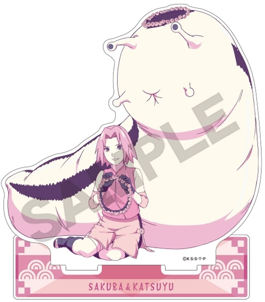 Sakura Haruno Acrylic Stand - "Taking a Break" Hito Yasumi Version - Naruto Shippuden - Approx. 155 x 121 x 3 mm - Crux (Pre-owned)