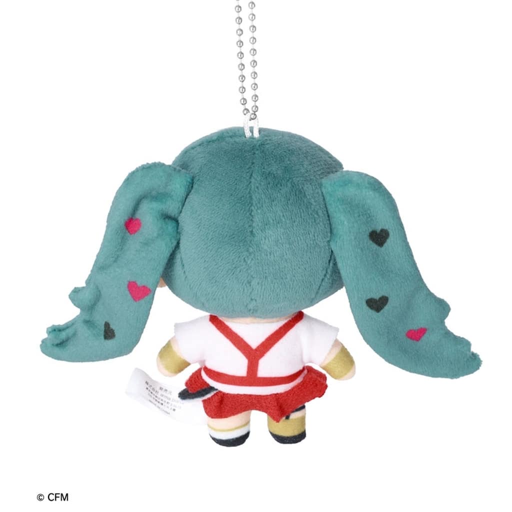 Hatsune Miku Art by coalowl Plush Mascot ver.A - Alma Bianca 10cm Ball-Chain Key Mascot (Pre-owned)
