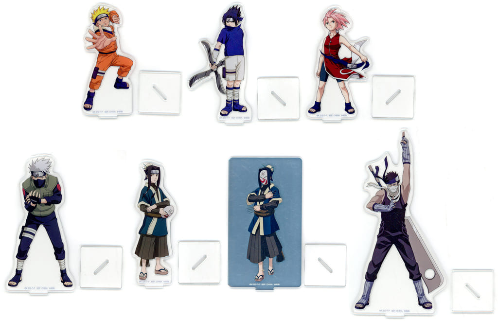 NARUTO Land of Waves Arc Acrylic Collection Full 7-Type Set G Prize