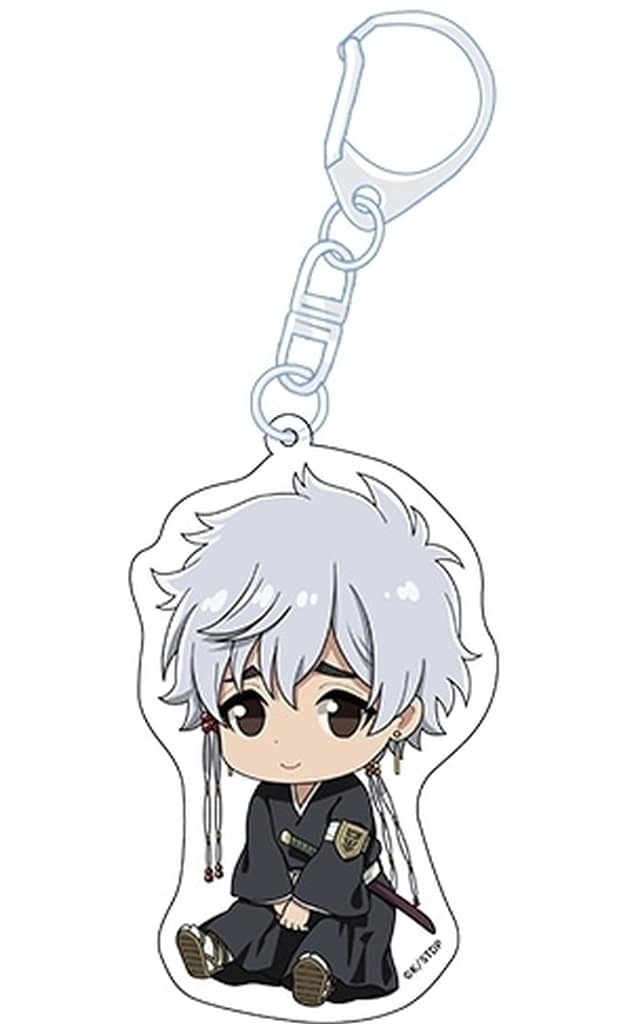 Kotetsu Yuun Acrylic Keychain (Petan Neko Sitting Chibi) - Bleach: Thousand-Year Blood War - Penguin Parade - Approx. 90 mm (Pre-owned)