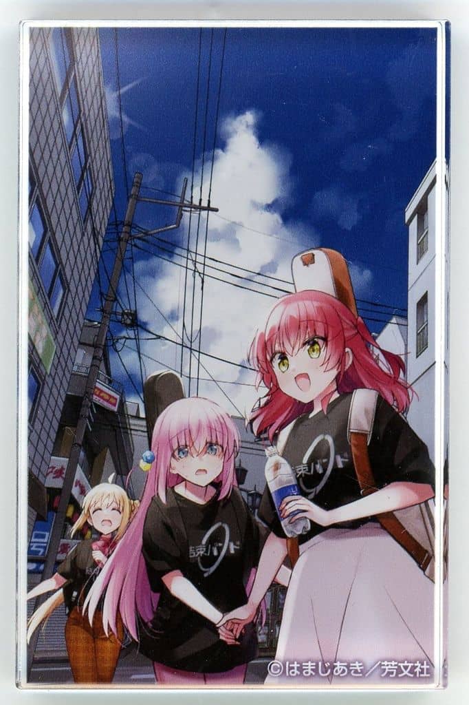 Bocchi the Rock! Acrylic Block: Gotoh, Kita & Ijichi (Outdoor)