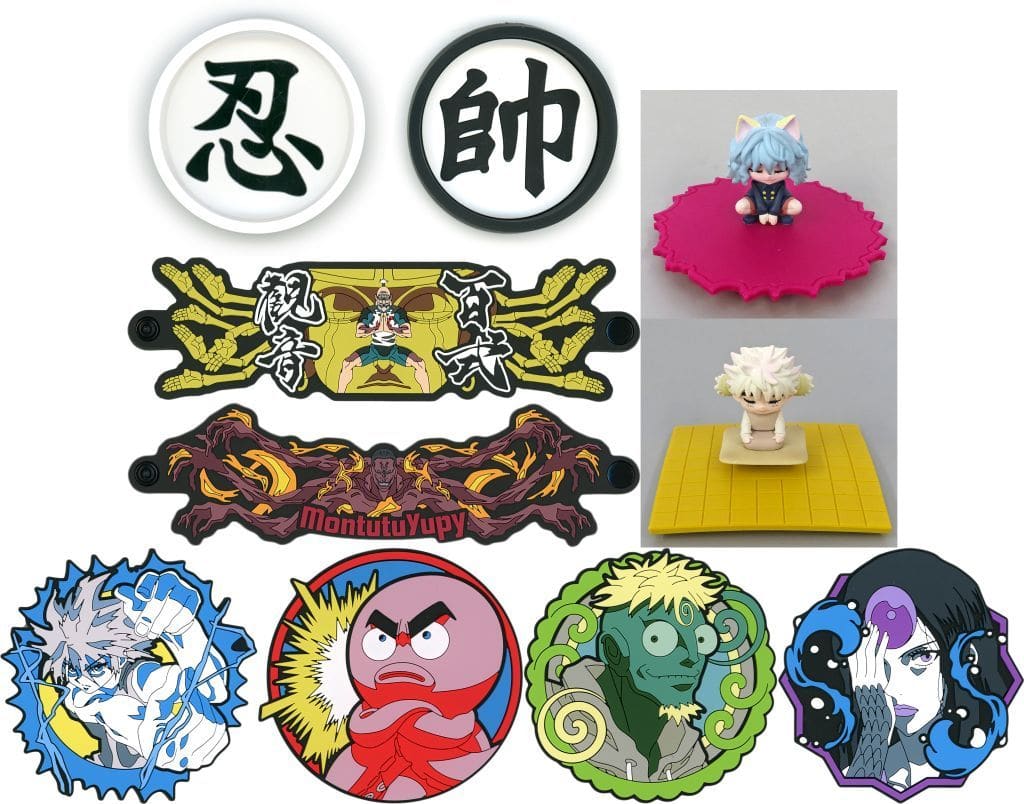 Hunter x Hunter Rubber Collection G Prize Complete 10-Item Set from Ichiban Kuji Chimera Ant 2 by BANDAI SPIRITS