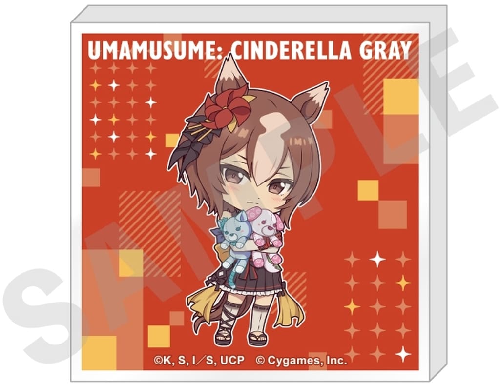 Yaeno Muteki Mini Trading Acrylic Block - Umamusume: Cinderella Gray - coly - 50mm (Pre-owned)