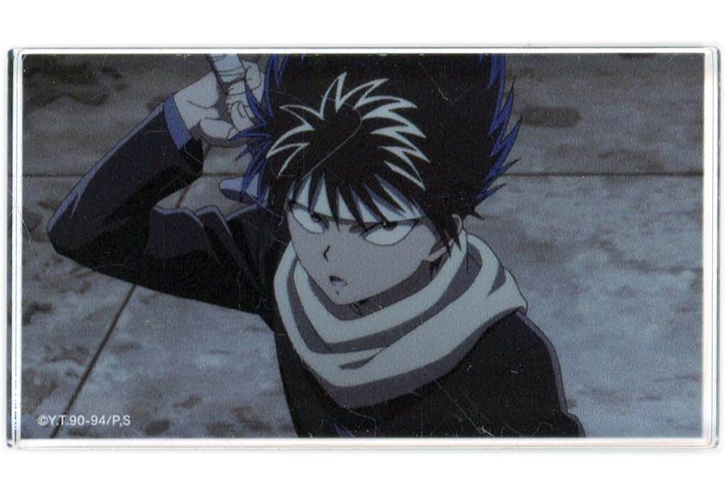 Hiei Acrylic Block Collection (Back of Sword) - Yu Yu Hakusho WEB Kuji Vol.13 TWO SHOTS D-8 Prize (Approx. 40 mm, Pre-owned)