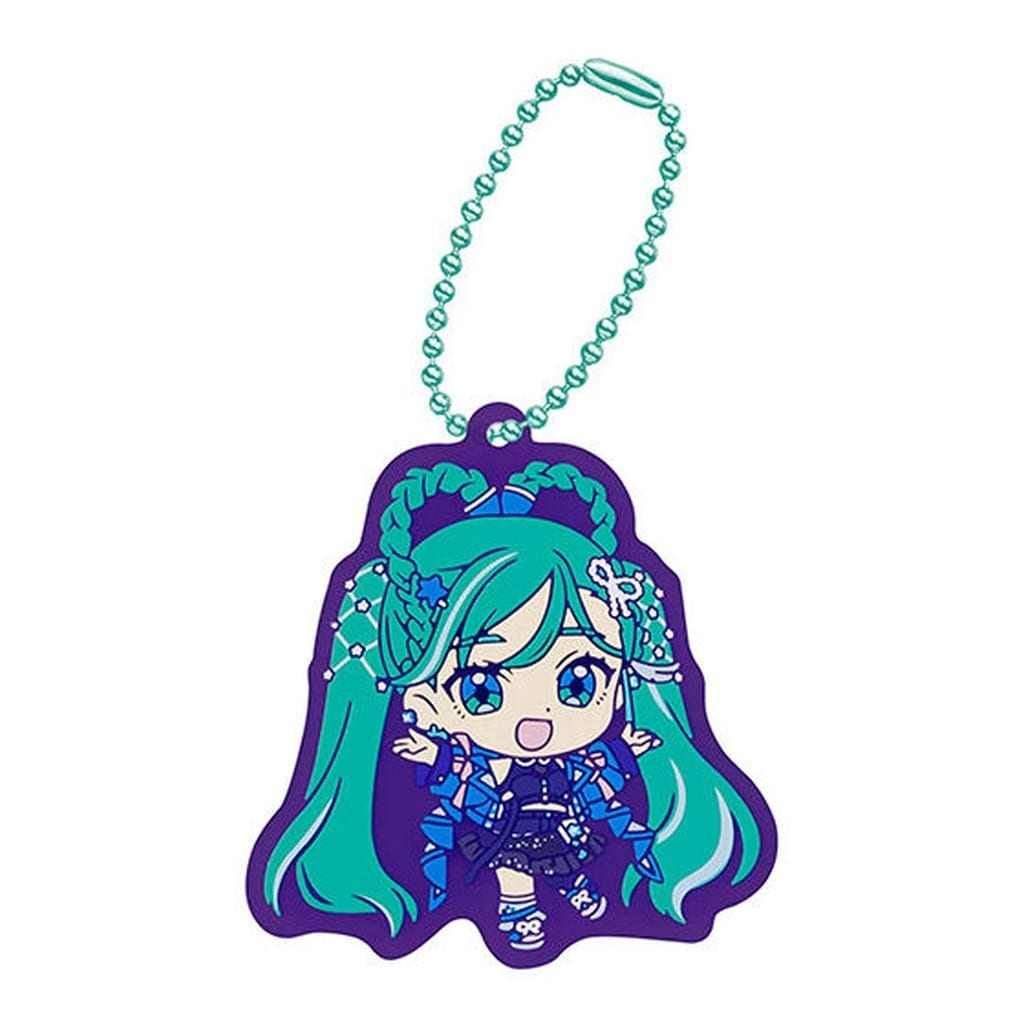 Hatsune Miku (Magical Mirai 2025 ver.) Rubber Mascot Keychain - Bandai B Prize (Pre-owned, ~6cm)