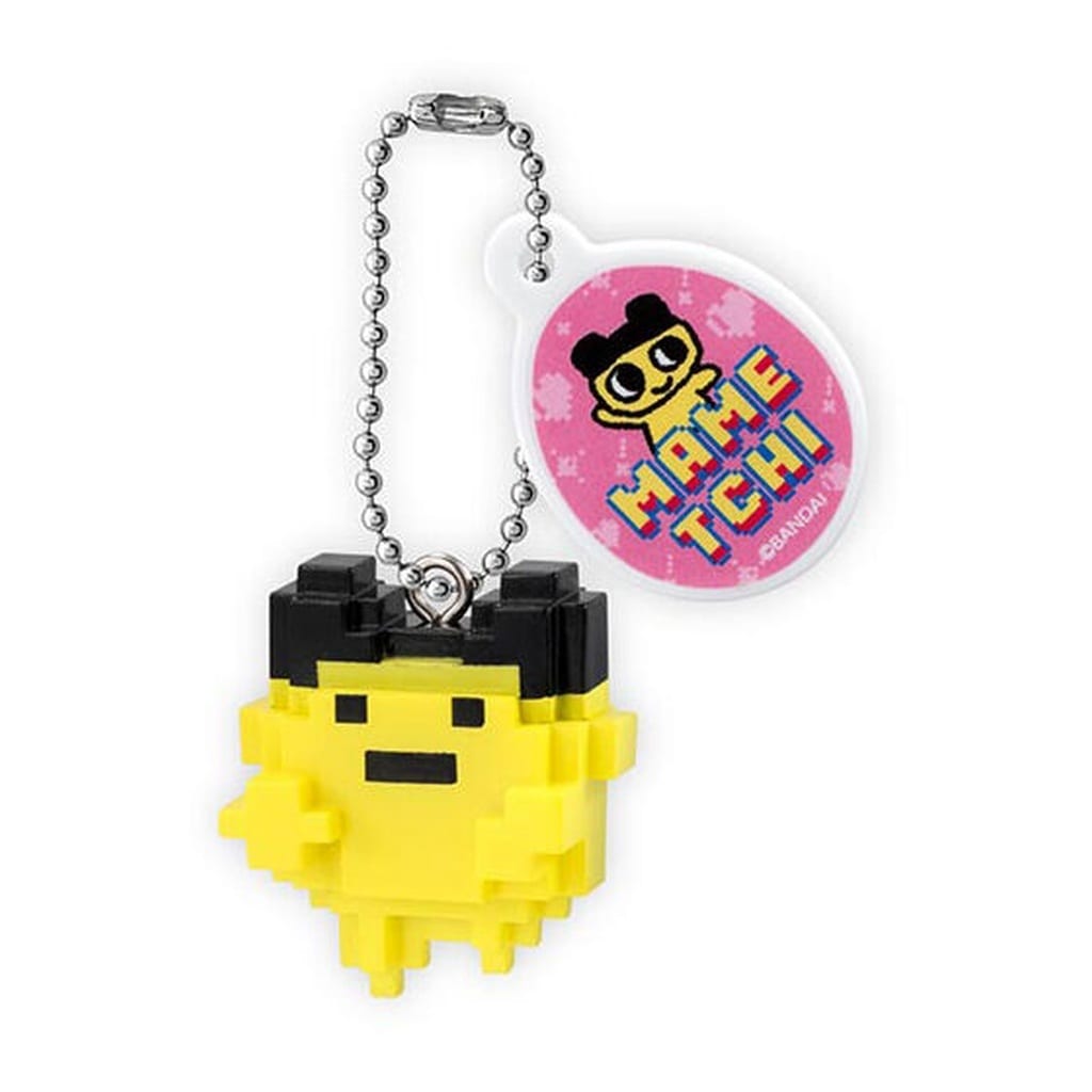 Mametchi Tamagotchi Dot Figure Charm Keychain