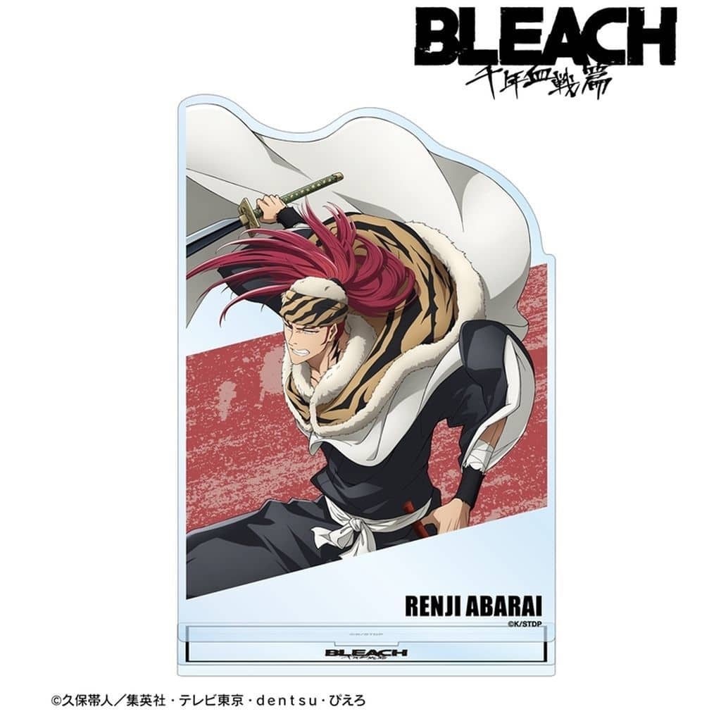 Renji Abarai BIG Acrylic Stand Vol.2 - BLEACH: Thousand-Year Blood War (ARMA BIANCA) Approx. 12.8 x 9.5 cm (Pre-owned)