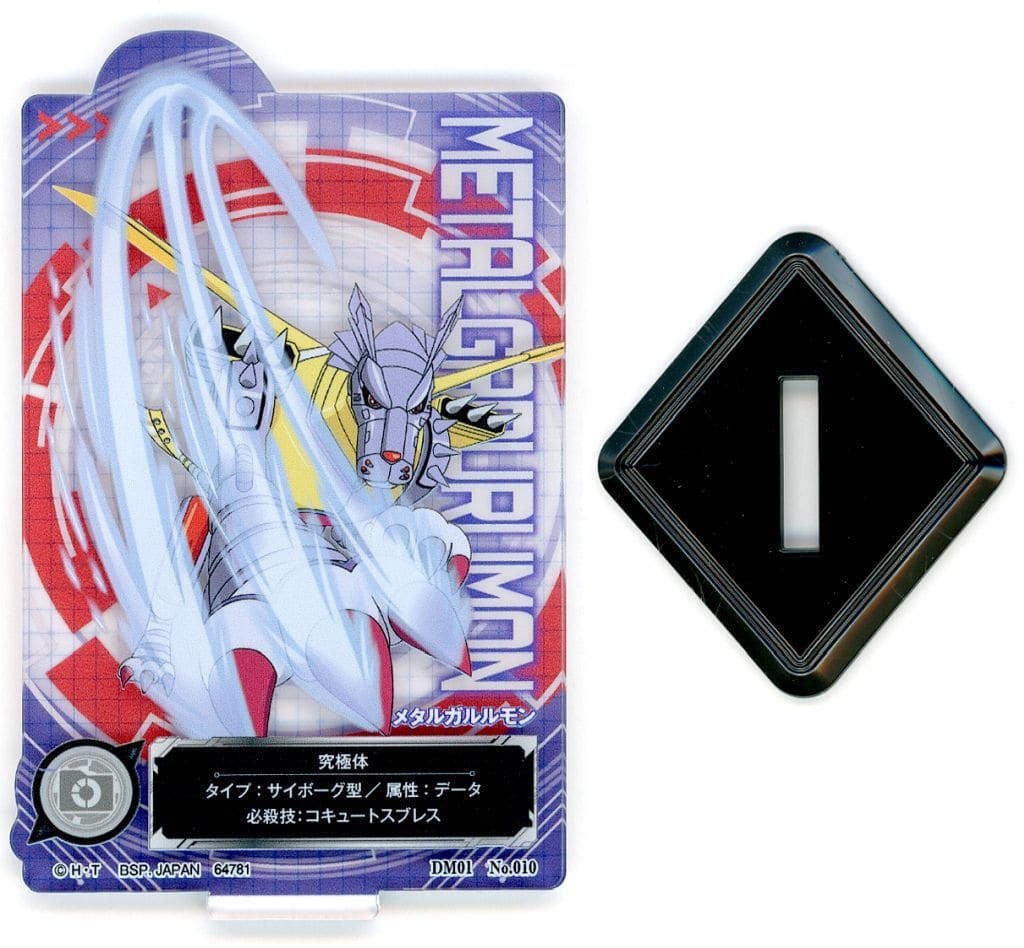 MetalGarurumon ACLLECT Digimon Series Acrylic Stand E Prize