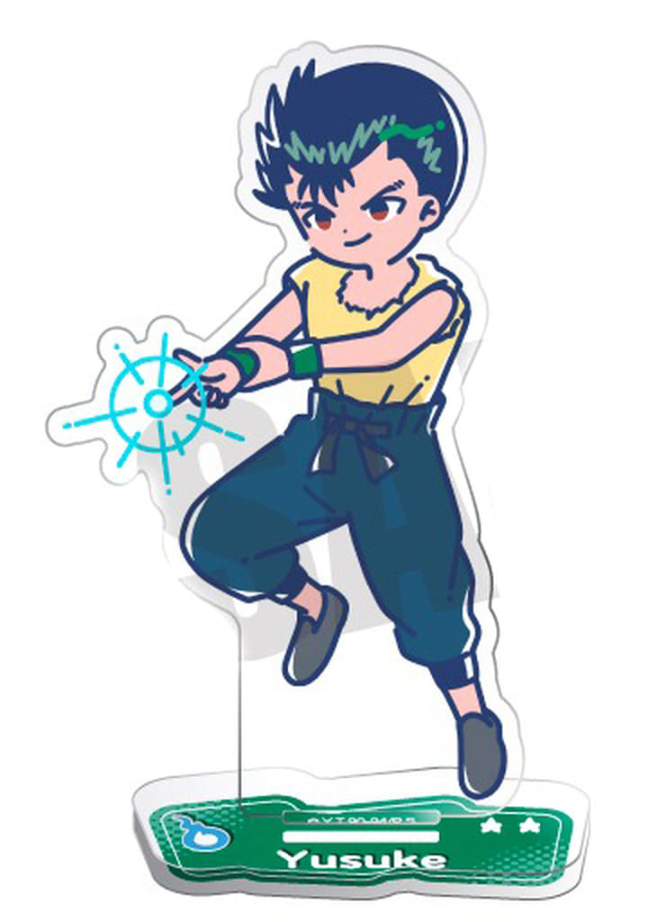 Yusuke Urameshi Acrylic Stand Retro Pop - Yu Yu Hakusho (Approx. 110 x 110 mm) Pre-owned by Playful Mind Company