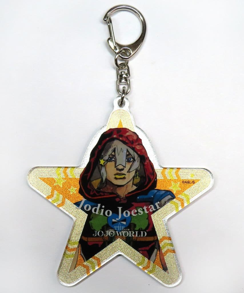 Jodio Joestar Acrylic Keyholder - JoJo's Bizarre Adventure THE★JOJO WORLD (Bandai Namco Experience, Approx. 80 x 100 mm, Pre-owned)