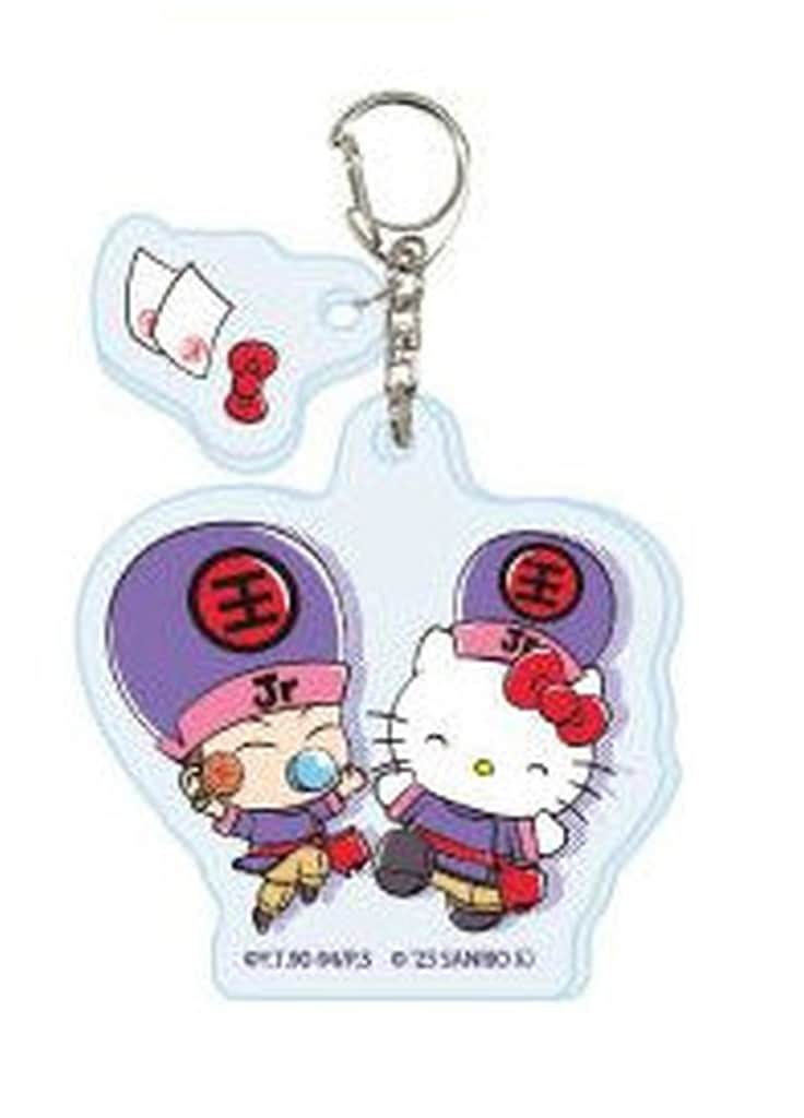 Koenma x Hello Kitty Acrylic Keychain - Yu Yu Hakusho × Sanrio Characters Collaboration (Approx. 60 x 50 mm, Pre-owned, Maker: A3)