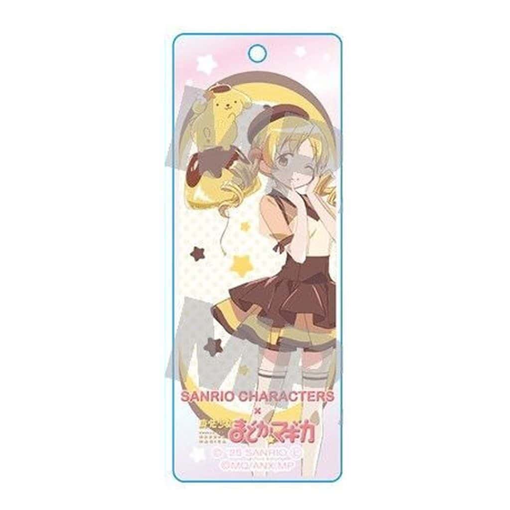 Mami Tomoe × Pompompurin Aurora Stick Keyholder - Puella Magi Madoka Magica PremiumShop (Up Fields, Approx. 80 x 30 mm) Pre-owned