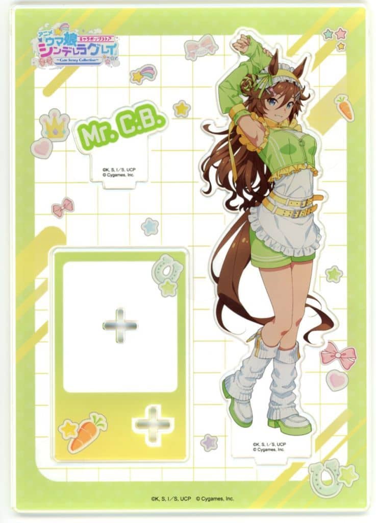 Mr. C.B. Acrylic Stand - Umamusume: Cinderella Gray Character Pop Store "Cute Jersey Collection" (Bandai Namco Amusement, 148×210mm) (Pre-owned)