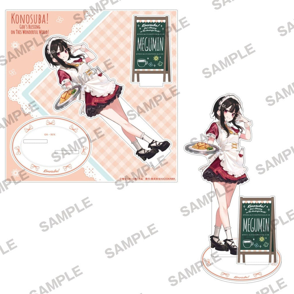 Megumin Acrylic Stand - KonoSuba Axel Maid Cafe