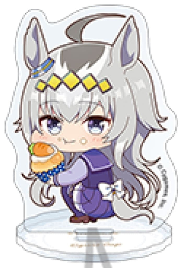 Oguri Cap Acrylic Stand (Movic) - Kapurikko Hoobaru Collection · Umamusume Pretty Derby · Used, Approx 7×6 cm