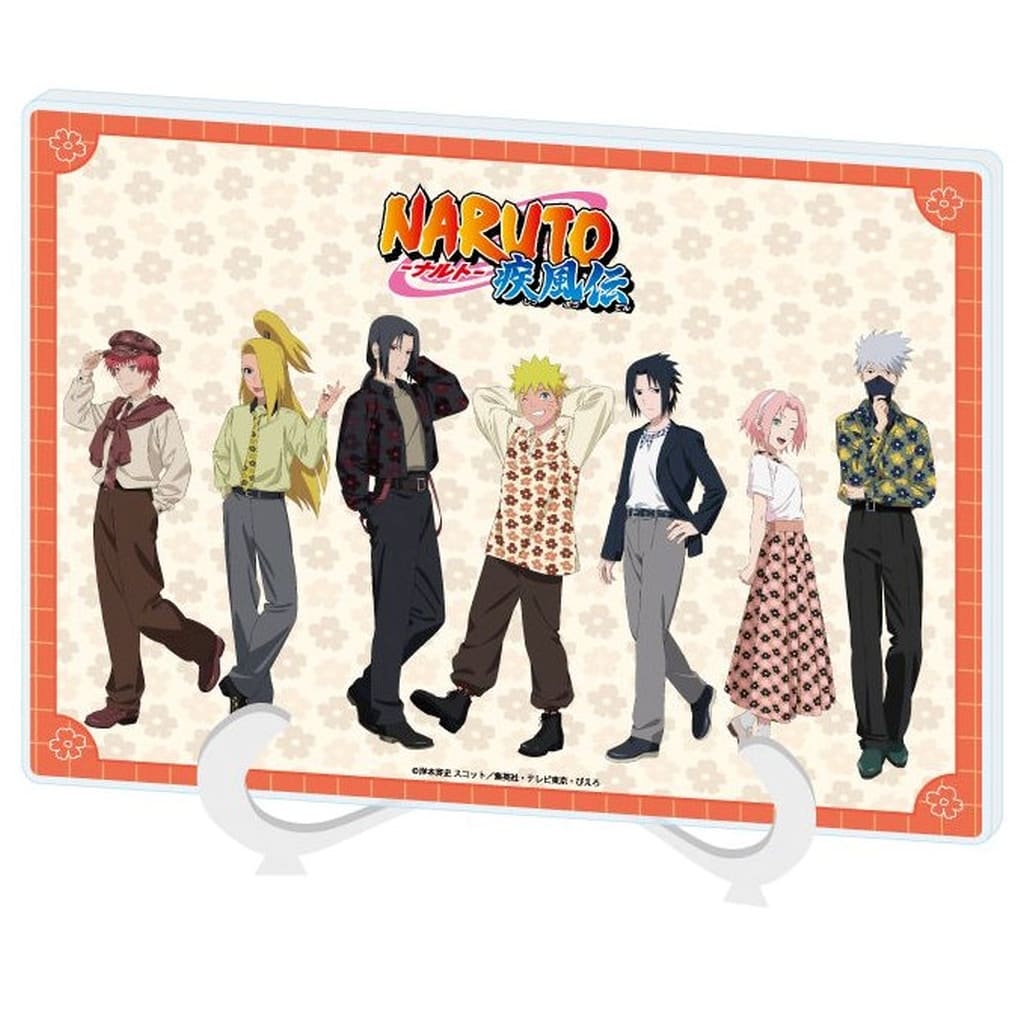 Naruto Shippuden Acrylic Art Board A5 - New Retro Group Design (Drawn Illustration) by A3 - Pre-owned, No. 02