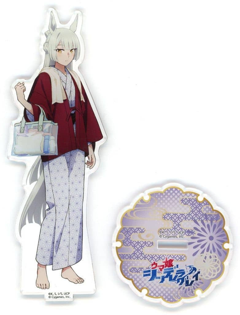Fujimasa March Acrylic Stand - Umamusume: Cinderella Gray × Gokurakuyu RAKU SPA Kasamatsu-no-Yu Collaboration (GK Marketing, Acrylic, 56×132mm)