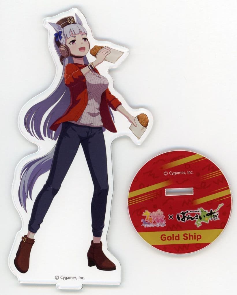 Gold Ship Acrylic Stand - Umamusume Pretty Derby × Banei Tokachi (2025) POP UP STORE in Obihiro Racecourse - Movic - Approx. 15cm (Pre-owned)