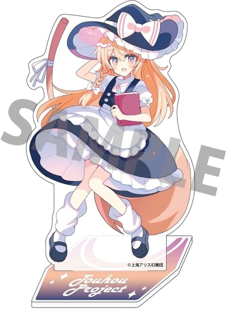 Marisa Kirisame Acrylic Character Stand - Touhou Project - illust. Shiracha Tei - AKIBA-HOBBY / Izanagi - 14.7cm Pre-owned