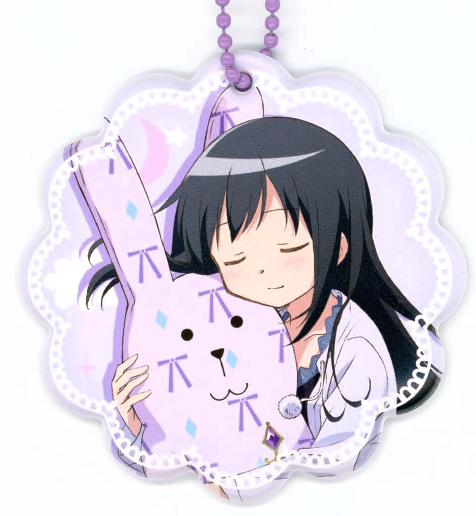 Homura Akemi Fluffy PVC Charm - CRAFTHOLIC × Puella Magi Madoka Magica AGF2025 Exclusive (Approx. 70 x 70 mm, Aniplex, Pre-owned)