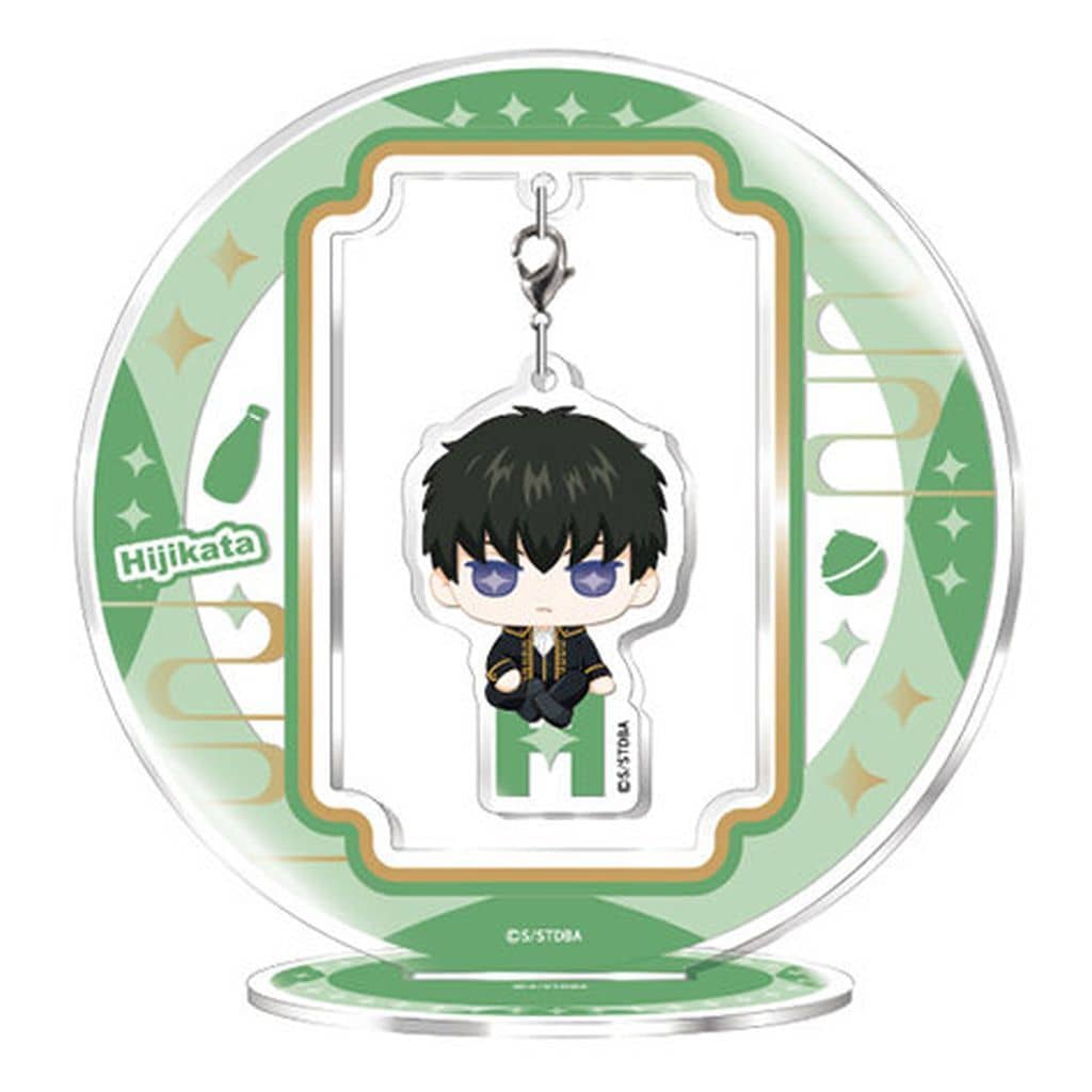 Toshiro Hijikata Sitting Wobbly Acrylic Stand (Osuwari Ver.) - Gintama - Approx. 108 x 104 x 40 mm - Tapioca (Pre-owned)