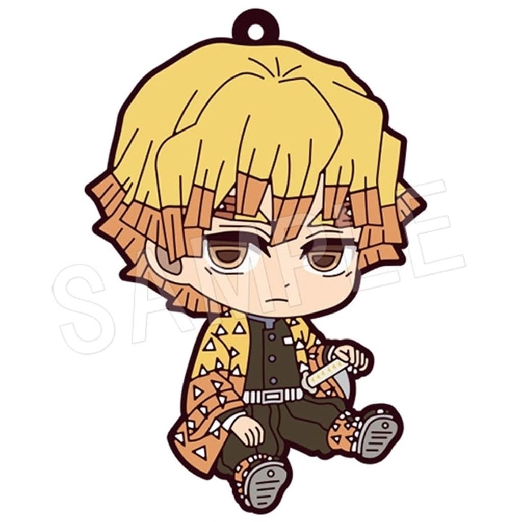 Zenitsu Agatsuma Petanko Rubber Strap Type B, Infinity Castle Chapter One Ver. from Demon Slayer: Kimetsu no Yaiba
