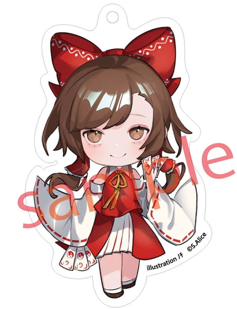 Reimu Hakurei Nochi Acrylic Keychain Touhou Project Reitaisai 2025 Charama 8cm