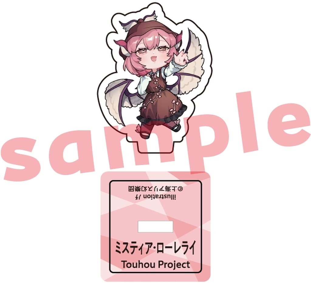 Mystia Lorelei Mini Acrylic Stand - Touhou Project (Charama) Approx. 4 cm × 4 cm × 3 cm — Pre-owned