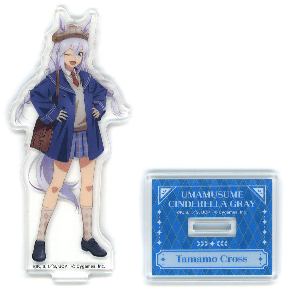 Tamamo Cross Acrylic Stand - Umamusume: Cinderella Gray Entertainment Lottery 2nd Edition (Acrylic Stand Prize) — Approx 68×135mm — Pre-owned