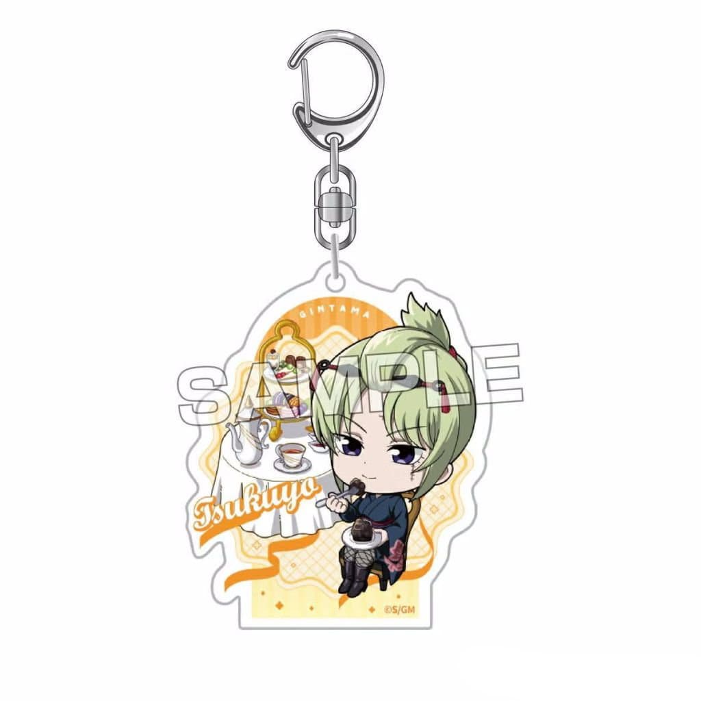 Tsukuyo Acrylic Keychain - Gintama (Movie Tie-in) - 60 x Approx. 60 x 50 x 3 mm - Ai-up - Pre-owned