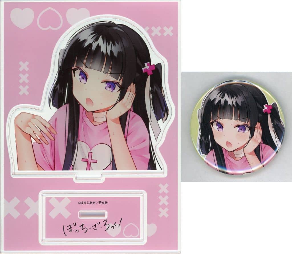 Poizun Yami (Aiko Sato) Acrylic Stand & Can Badge Set - Bocchi the Rock!
