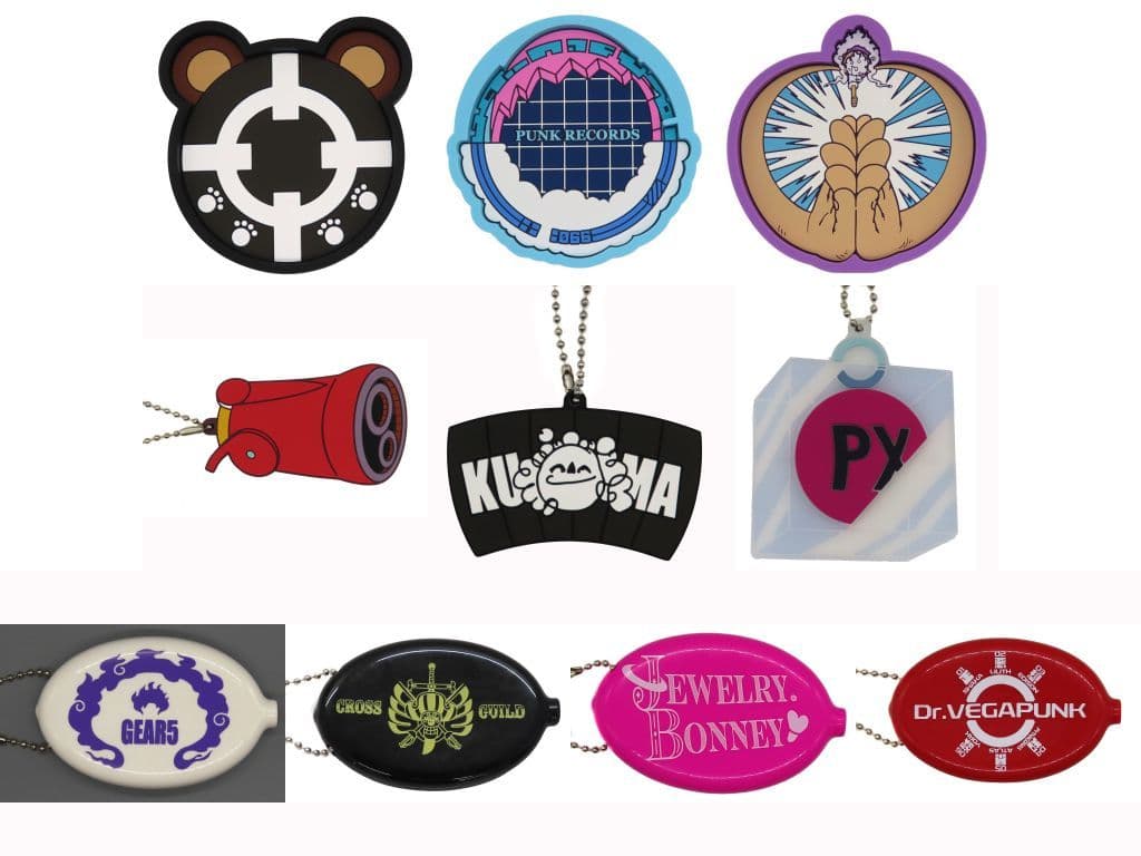 One Piece Egghead Island Burst of Energy J Prize Rubber Assortment Full 10-Piece Set by BANDAI SPIRITS