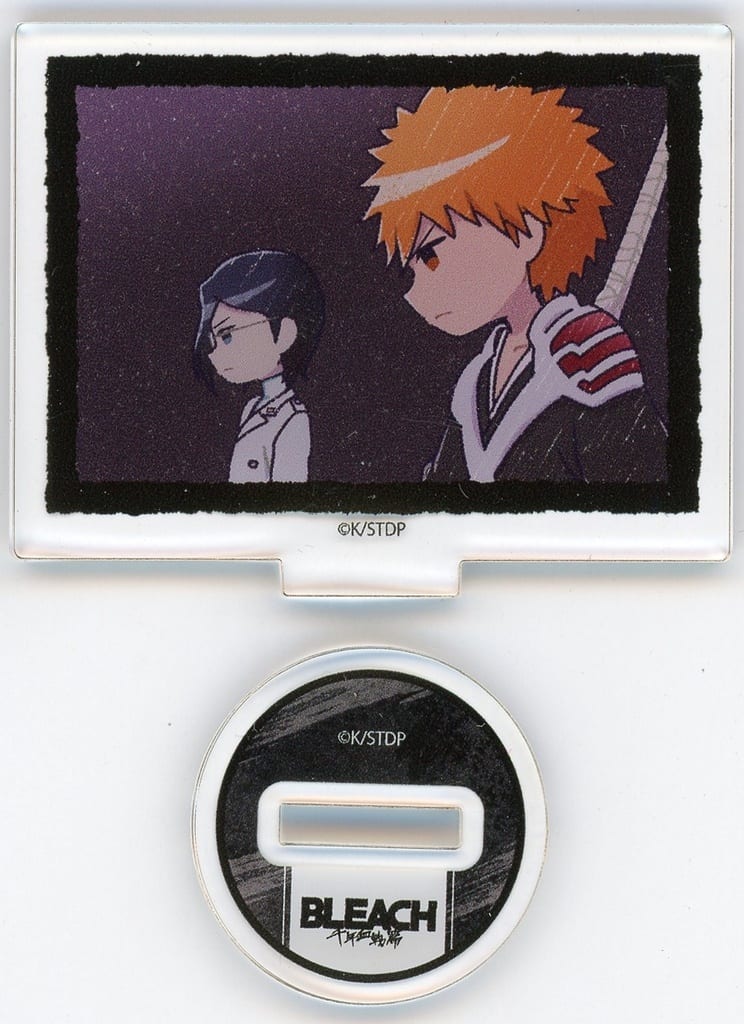 Ichigo Kurosaki & Uryu Ishida Acrylic Petit Stand (Side-by-Side, Left-Facing) - BLEACH: Thousand-Year Blood War - A3 Brand - Height Approx. 70 mm (Used)