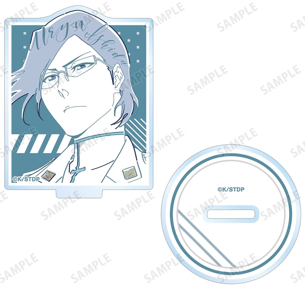 Uryu Ishida Acrylic Stand - BLEACH: Thousand-Year Blood War Trading lette-graph (Approx. 70 x 51 mm, Pre-owned, ARMA BIANCA)
