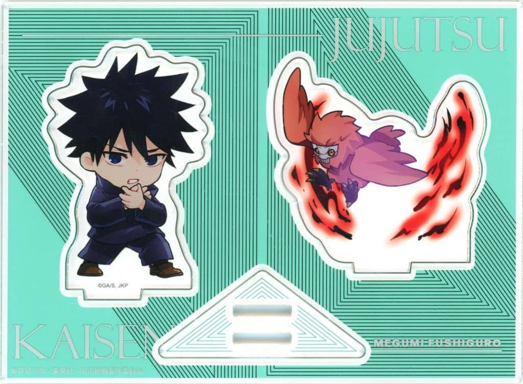 Megumi Fushiguro Acrylic Diorama - Jujutsu Kaisen Battle Mode Marukuji Daikichi-4 (Team Entertainment) - Approx. 68 x 81 mm - Pre-owned