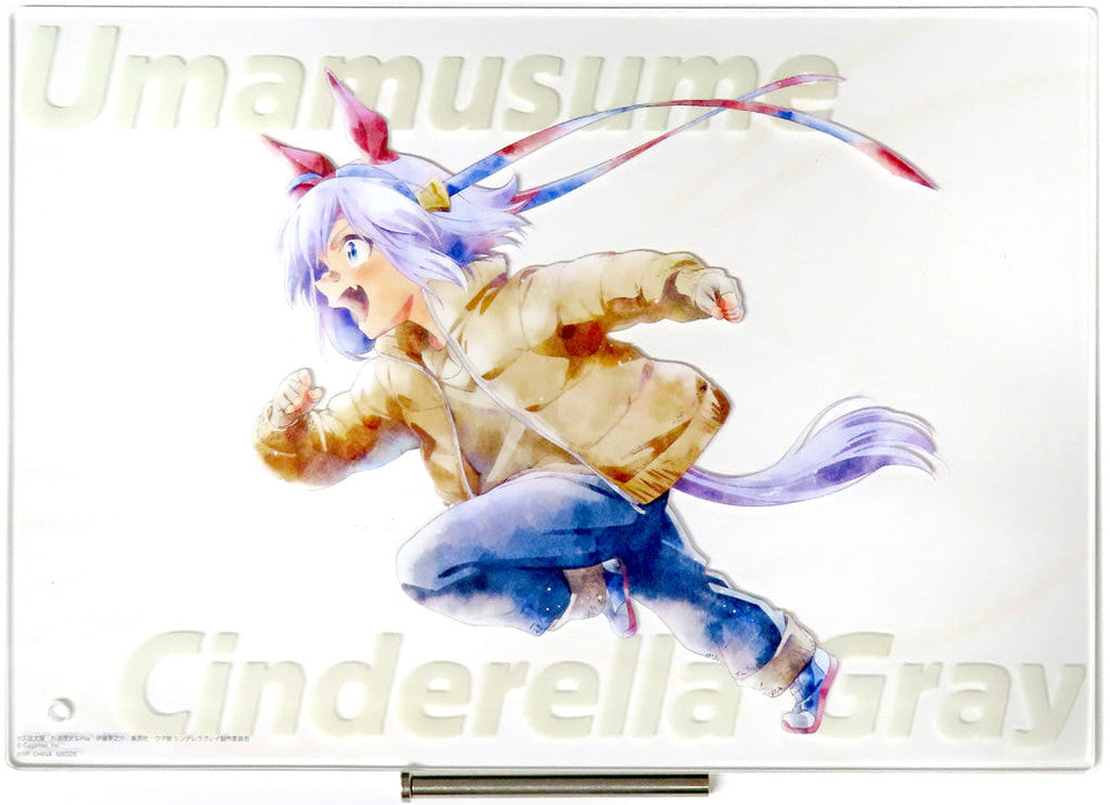 Tamamo Cross (Child) B5 Acrylic Board - Ichiban Kuji Umamusume: Cinderella Gray "Gray Monster vs White Lightning" G Prize (BANDAI SPIRITS, Pre-owned)