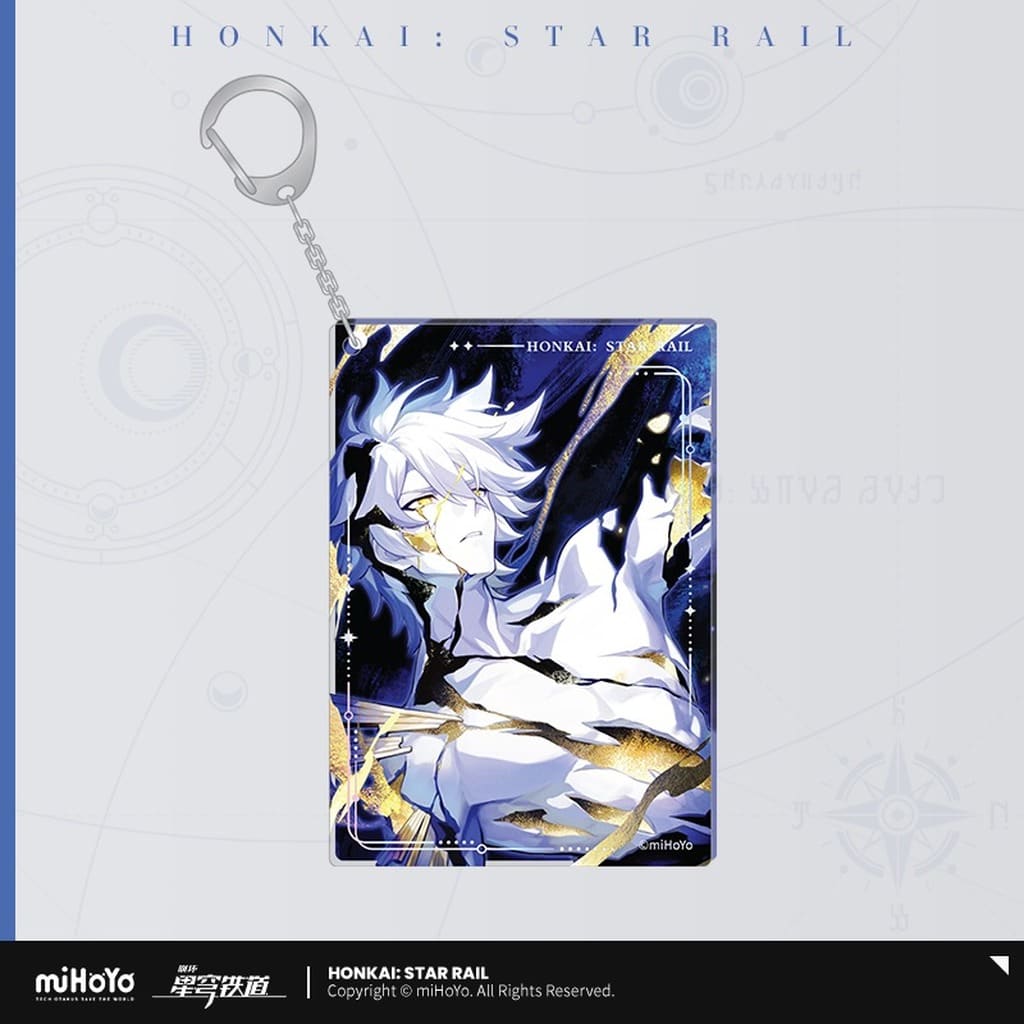 Honkai: Star Rail Like the Flaming Dawn Light Cone Acrylic Keychain